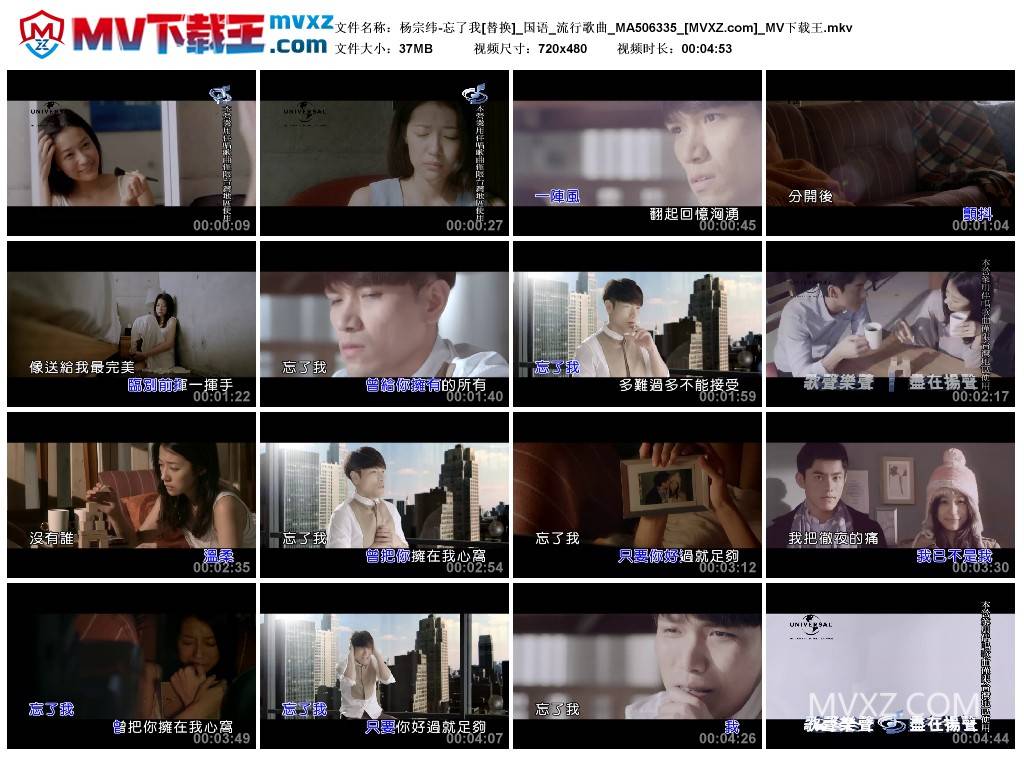 杨宗纬-忘了我[替换]_国语_流行歌曲_MA506335